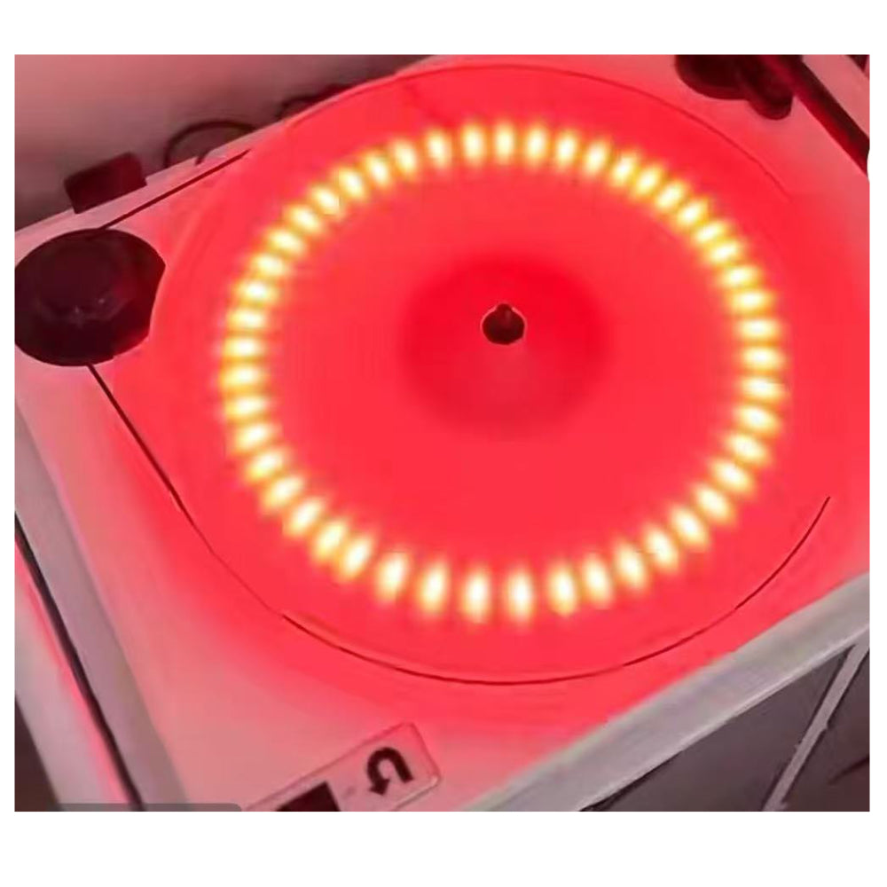 QIULIGHT LED Turntable Kit - for Vinyl Record Turntables Stabilizer with Music Sync USB 5V Remote Control APP