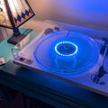 QIULIGHT LED Turntable Kit - for Vinyl Record Turntables Stabilizer with Music Sync USB 5V Remote Control APP